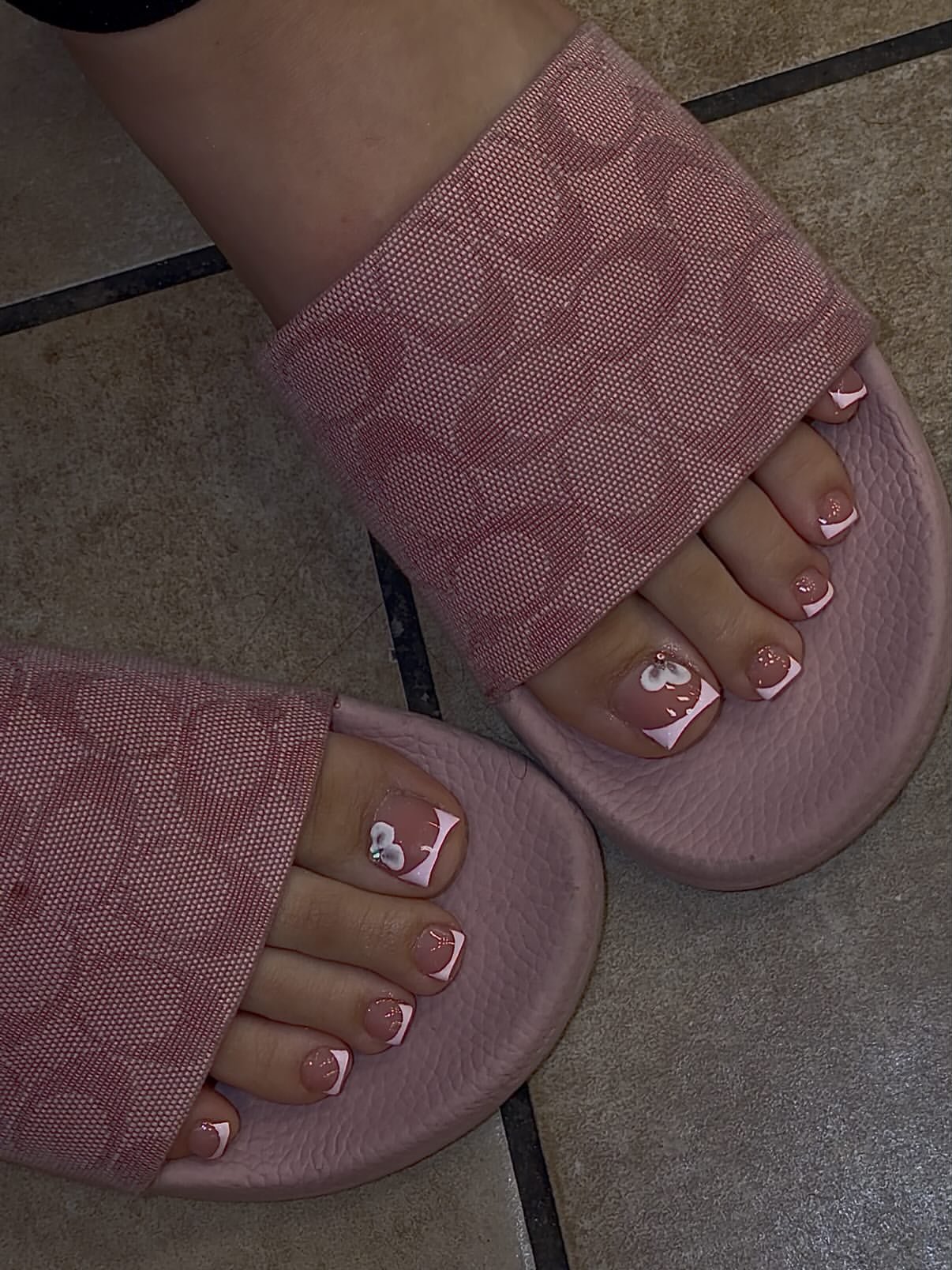 Floral Pedicure at Nova Nail Salon Lubbock TX