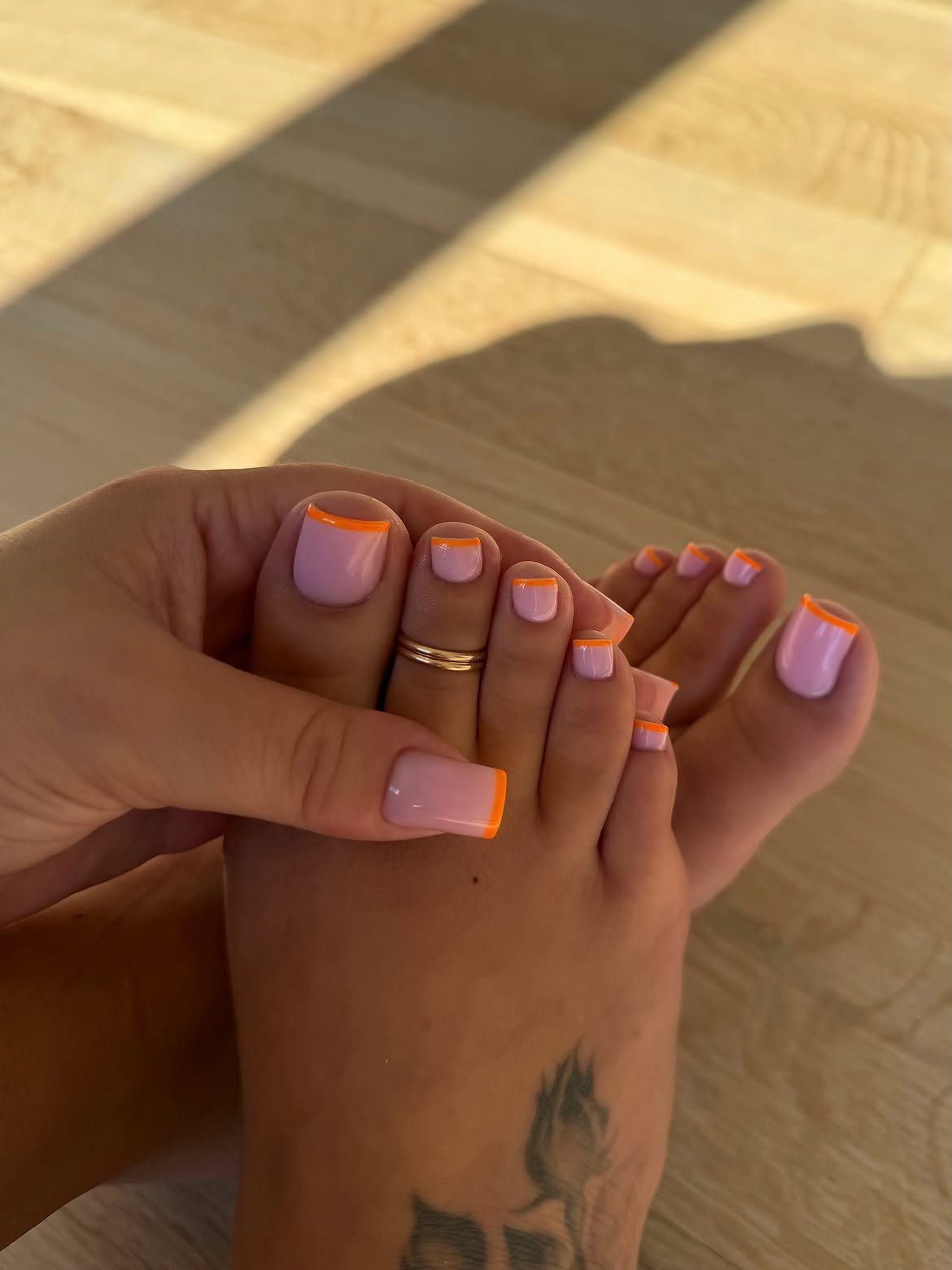 Citrus French Pedicure Nova Nail Salon